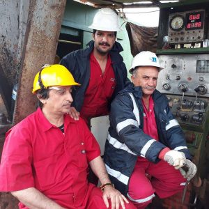 عملیات شرکت ژرف نفتون در دکل مورب در منطقه دریایی ابوذر