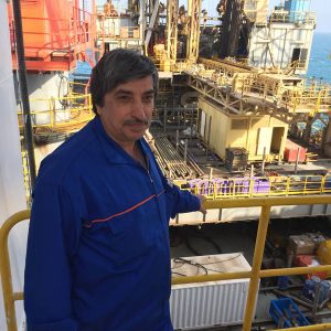 عملیات شرکت ژرف نفتون در دکل مورب در منطقه دریایی ابوذر